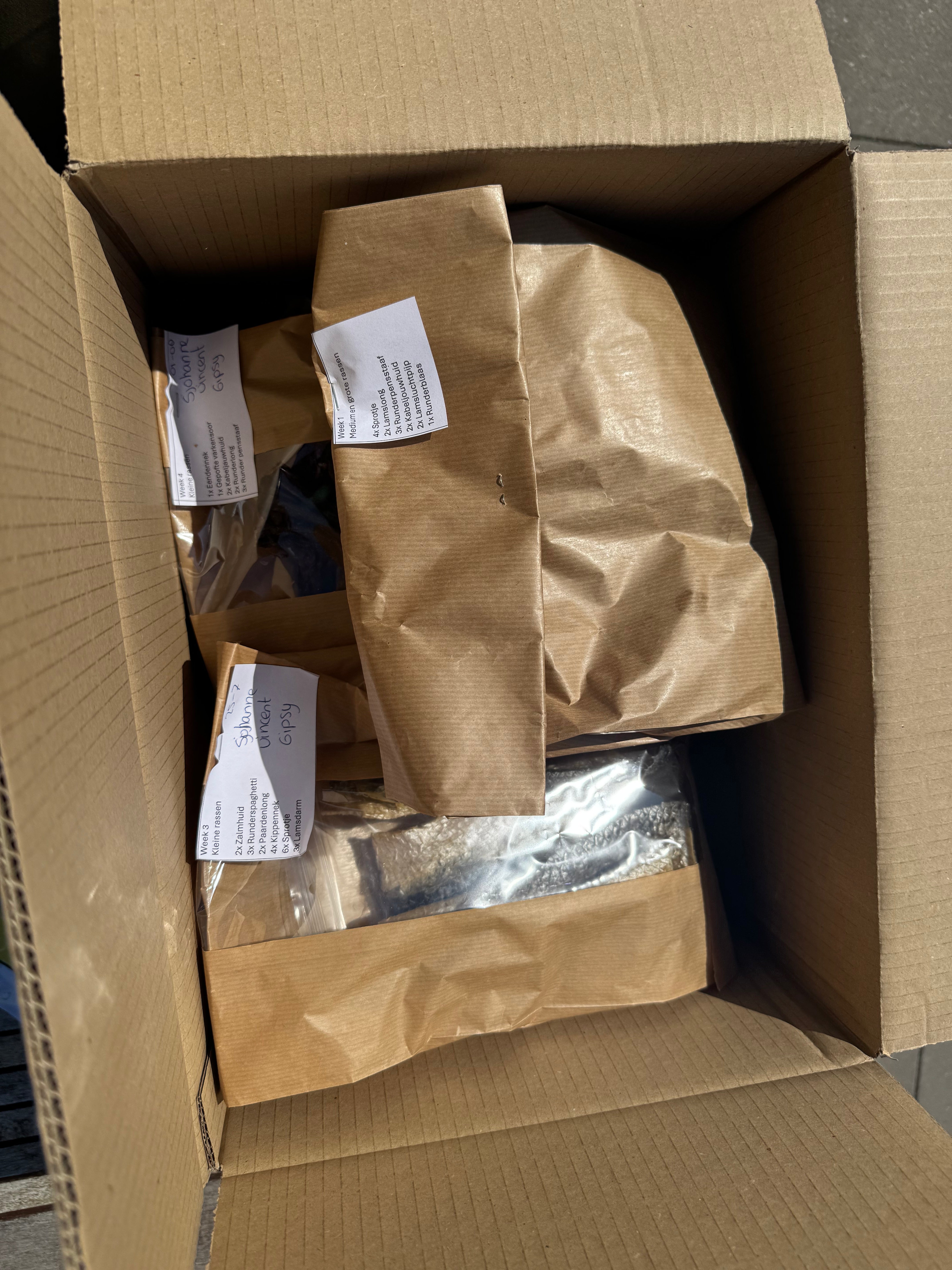 Puppy meegroei box 5 weken medium tot grote rassen