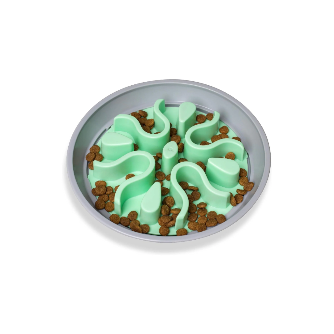 Outward Hound Fun Feeder Wobble Slo Bowl Mint
