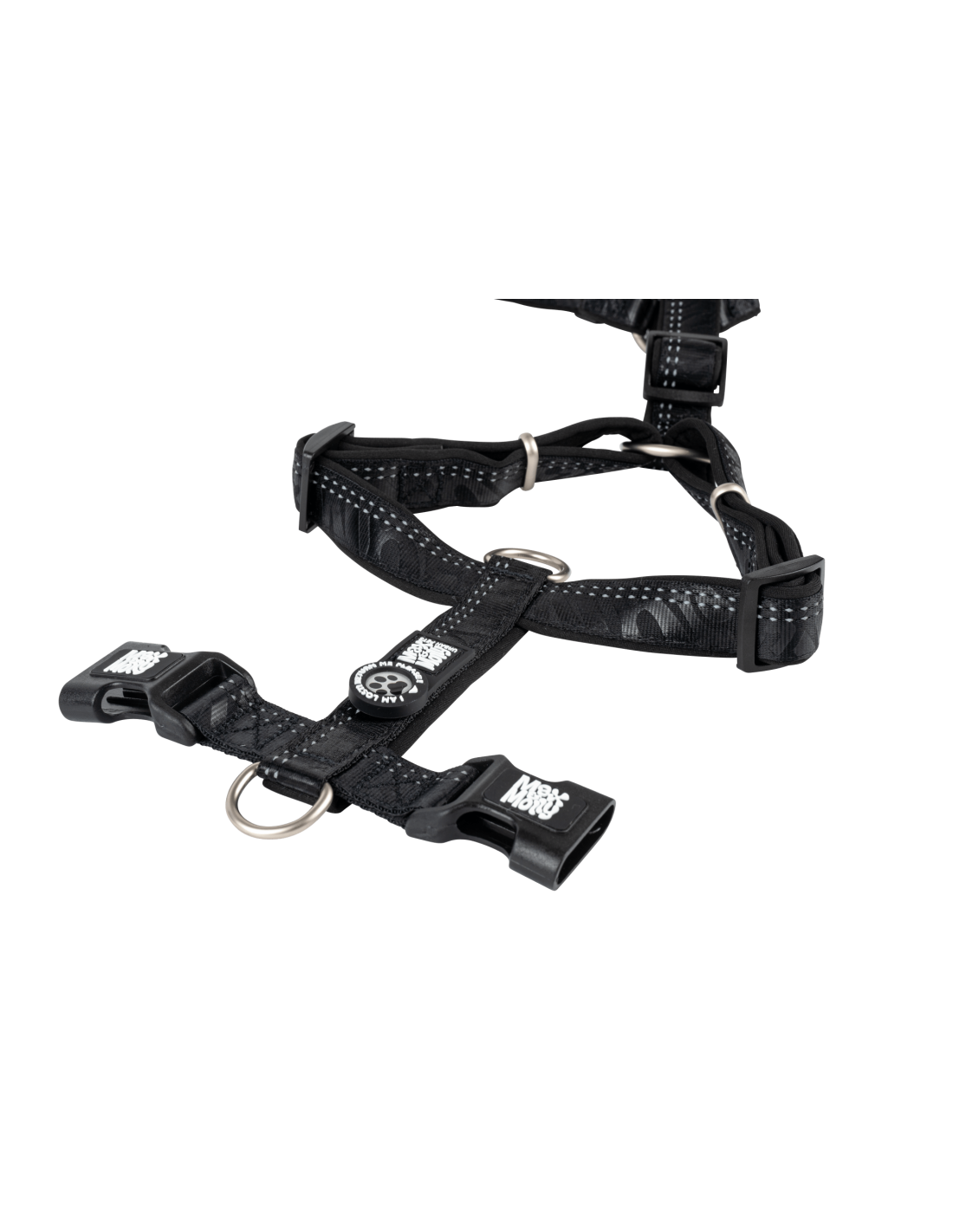Max en Molly Comfort-H-harness matrix 2.0 black maat XS kleur zwart
