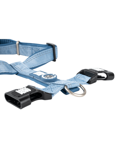 Max en Molly comfort-h-harness matrix 2.0 kleur : oceaan maat L