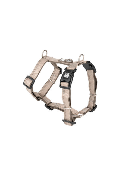 max en Molly comfort-h-harness matrix 2.0 zand maat L