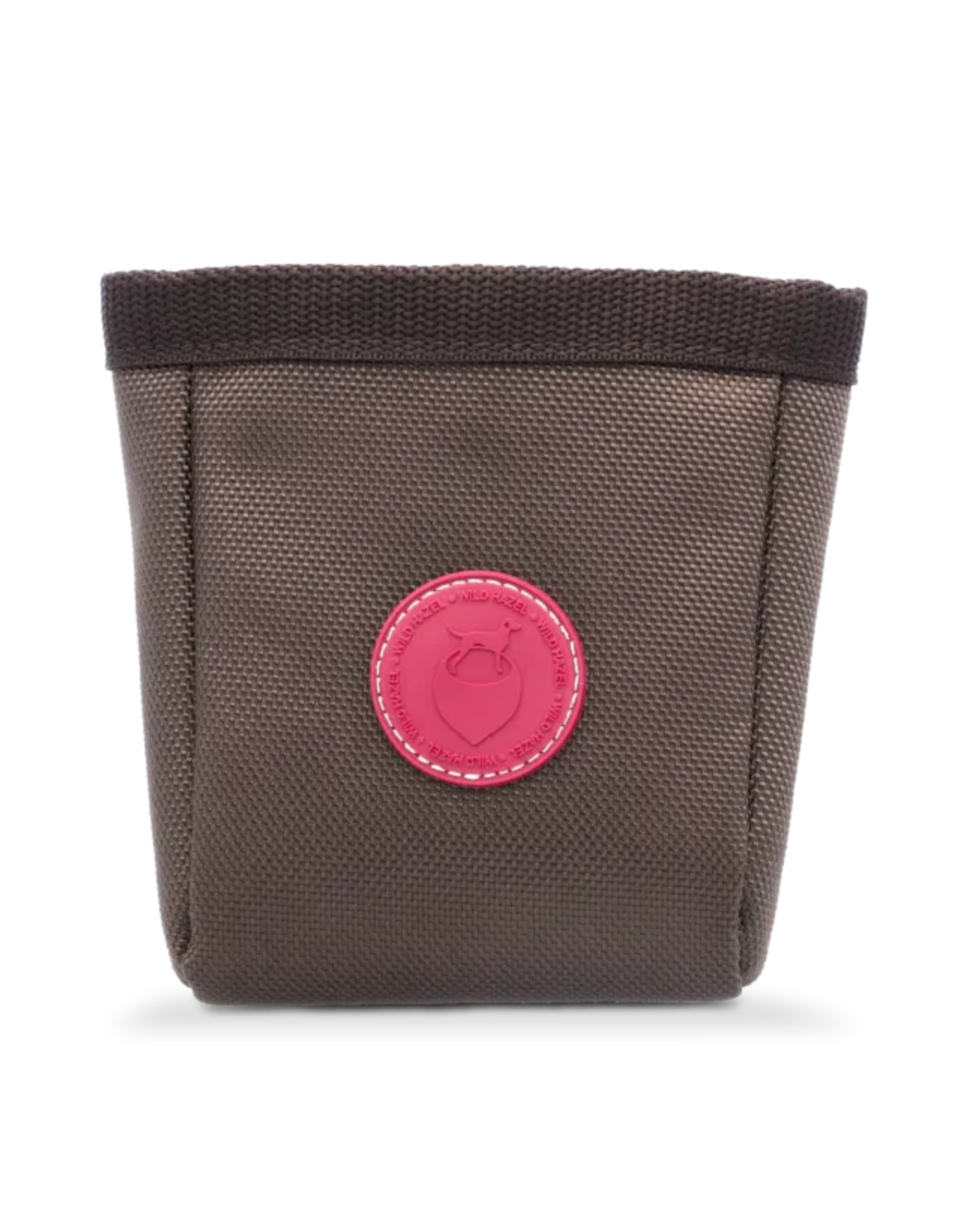 Hazel leckerlibeutel textil dark choco kleur brown