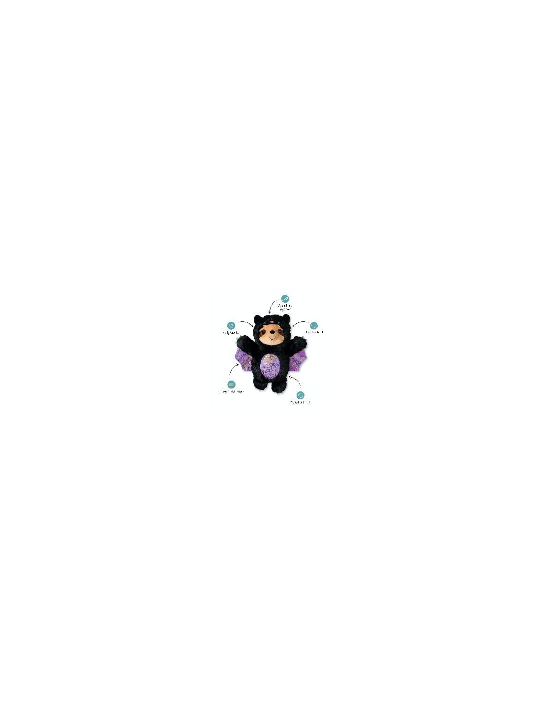 fringe it be like bat pluche speeltje