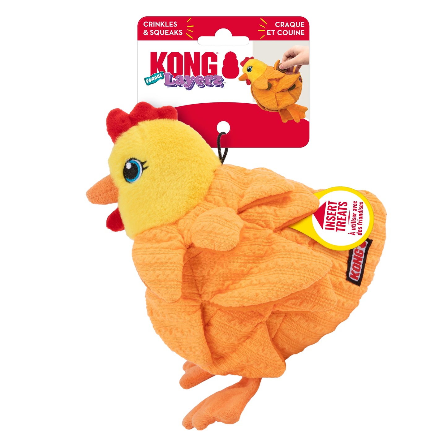 Kong layerz forage hen