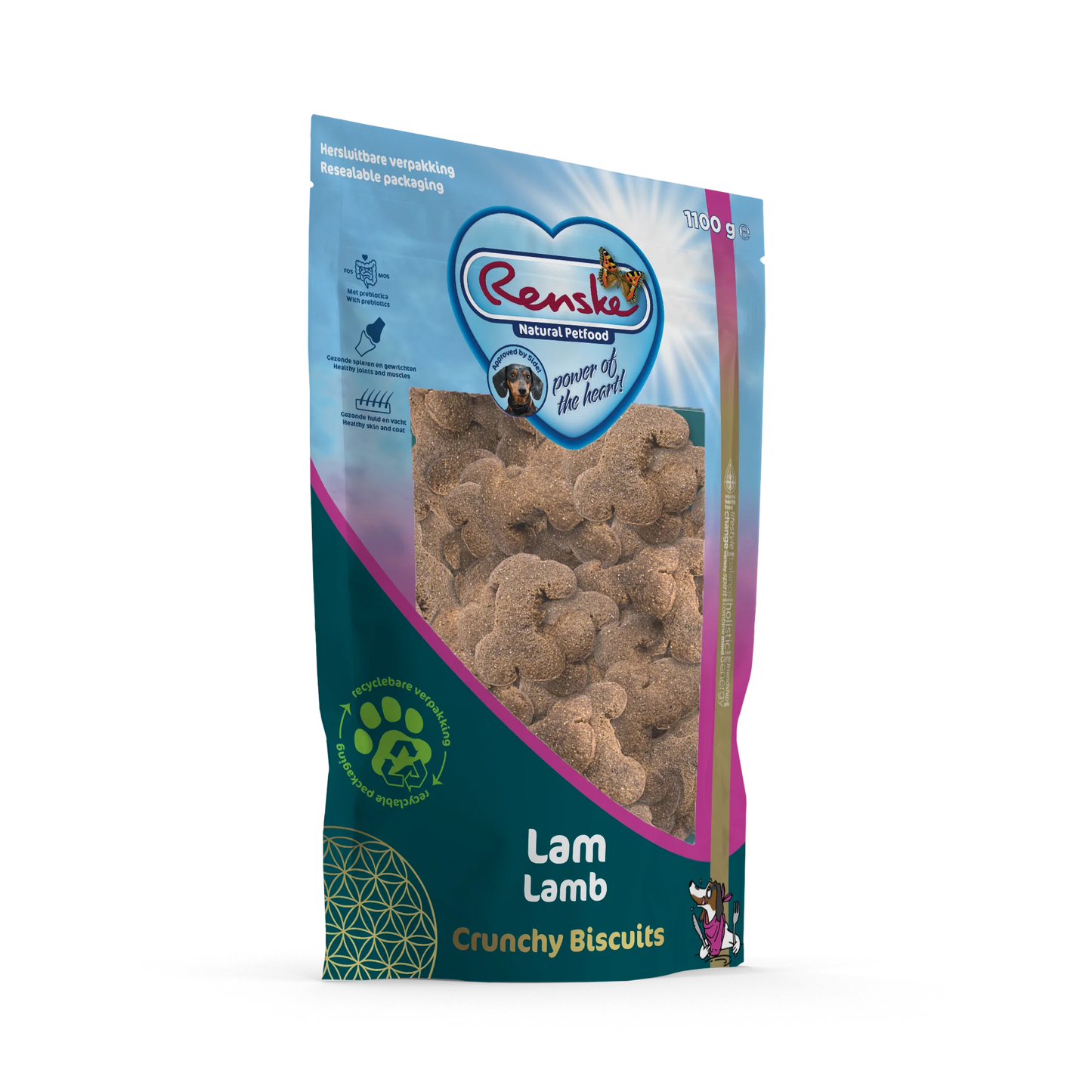 Renske gezonde beloning crunchy lam 200 gram