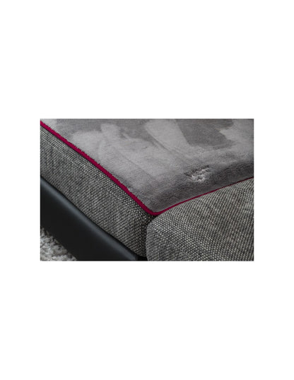 Ruby droogdoek maat 170 x 100 x 1 cm kleur grijs