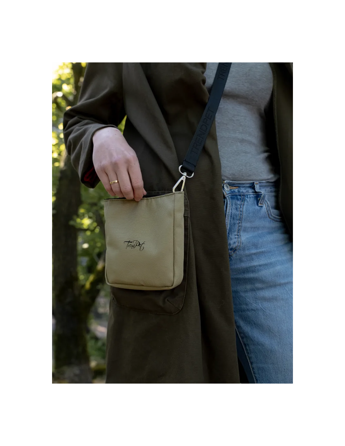Snaxx leckerchentasche beige kleur beige