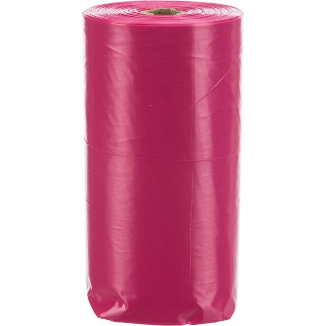 Trixie poepzakjes rozengeur roze 4x20st