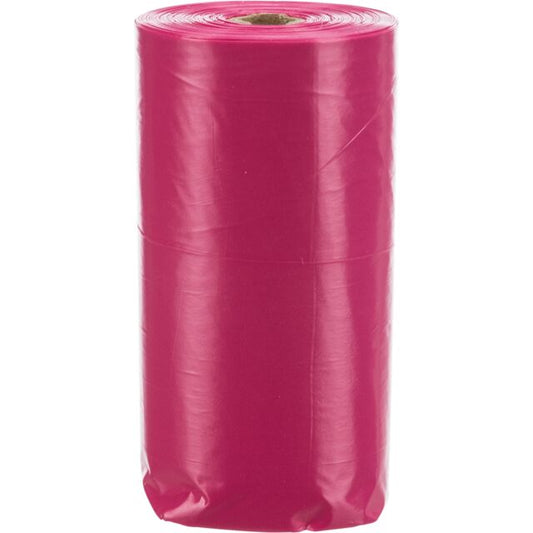 Trixie poepzakjes rozengeur roze 4x20st